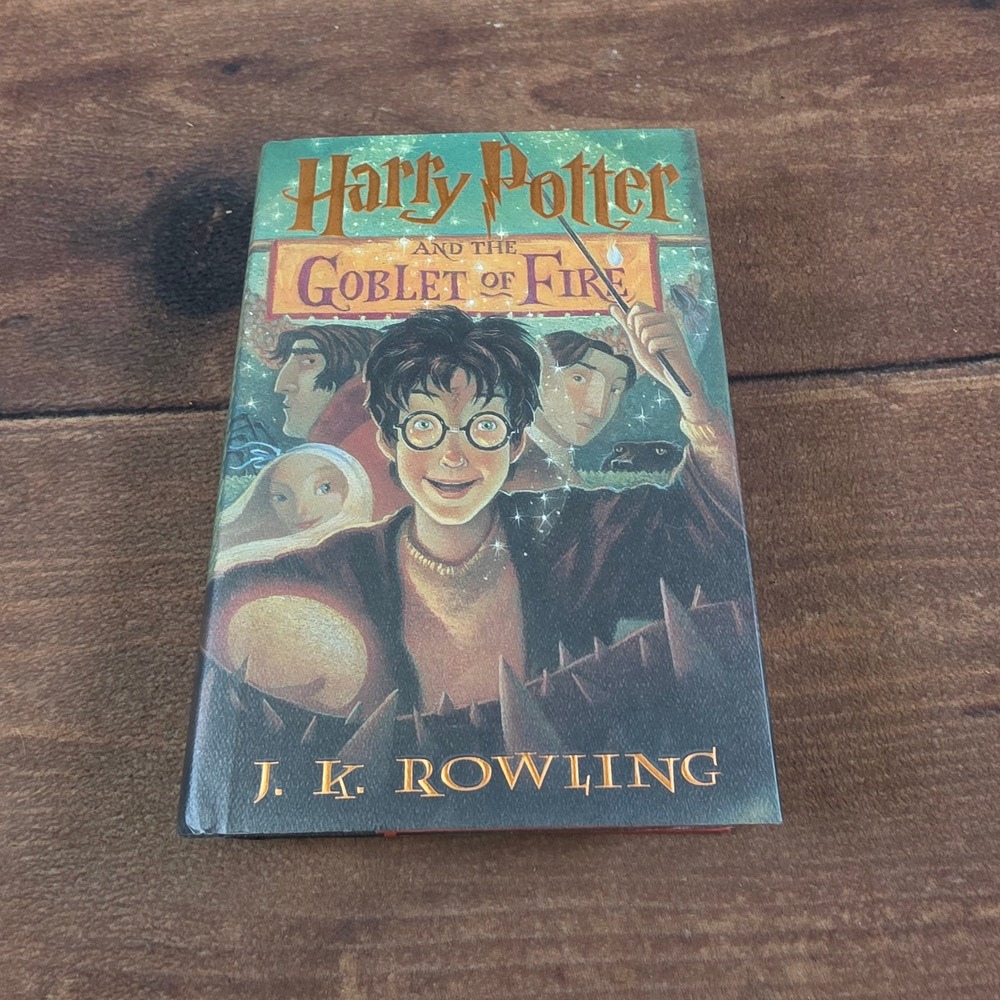 Scholastic Harry Potter and the Goblet of Fire Book OS Green Good First Edition
